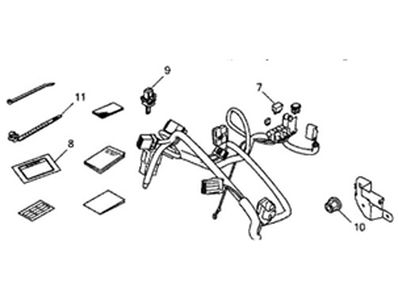 Honda Remote Engine Start II Attachment 08E92-T2A-100A