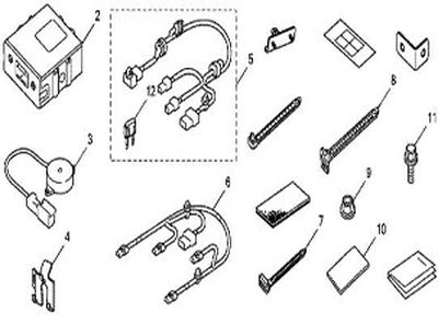 Honda Back Up Sensor Attachment 08V67-TE0-100A