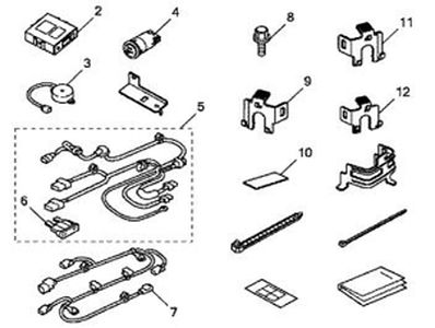 Honda Back Up Sensor Attachment 08V67-TK8-100A