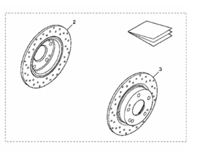 Honda Brake Rotor RR 08P88-TEA-100A