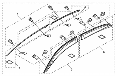 Honda Door Visors 5D Sport 08R04-TGG-101A