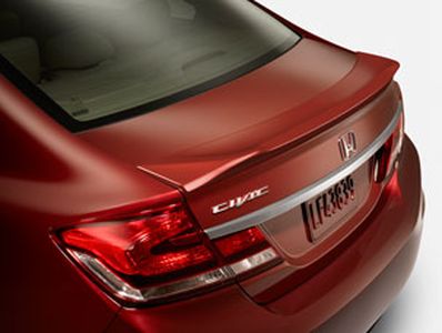 Honda Deck Lid Spoiler (Crimson Pearl-exterior) 08F10-TR0-1F0A