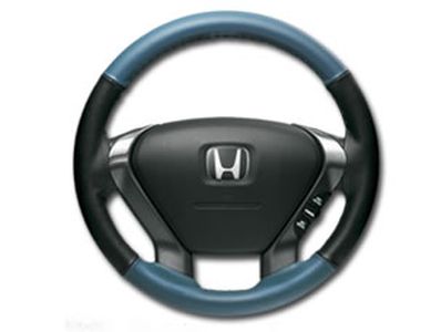 Honda Steering Wheel Cover Leather-Blue 08U98-SCV-120