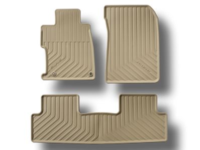 Honda All-Season Floor Mats-Beige 08P13-TR0-120