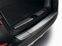 Motor-1 Black W/ Chrome Trim Rear Bumper Protector – 2012-2014 Honda CR-V – TPE Textured
