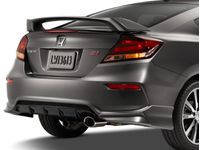 Honda Genuine Accessories 08F03-TS9-130 Polished Metal Metallic Rear Underbody Spoiler for Select Civic Models