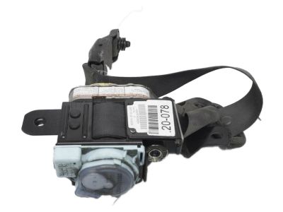 Honda 04814-S2A-A50ZA Outer Set, Right Front Seat Belt (Graphite Black)