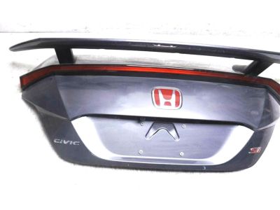 Honda 71700-TBJ-A01ZD Spoiler Assembly, Trunk (White Orchid Pearl)