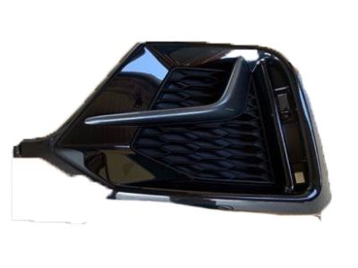 Honda 71513-TGG-A50ZF Garnish Assembly, Right Rear Bumper Side (Crystal Black Pearl)