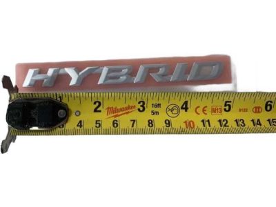 2005 Honda Accord Hybrid Emblem - 75723-SDR-A01
