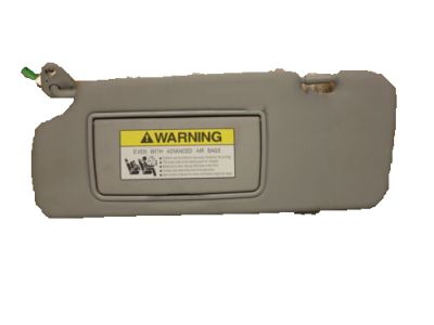 Honda 83280-SWA-A91ZB Sunvisor Assembly, Driver Side (Light Gray) (Mirror)