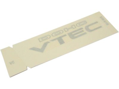 Honda 75725-S30-A11ZB Sticker, RR. (Typevc) (Dohc Vtec)