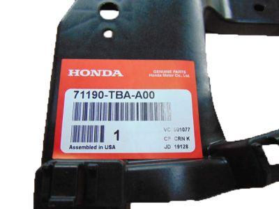 Honda 71190-TBA-A00 Up Beam L,FR Bumper