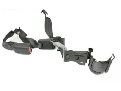 Honda 04864-TG7-A20ZB Outer Set, Passenger Side Center Seat Belt (Wisteria Light Gray)