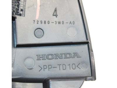 Honda 72980-3W0-A01ZA