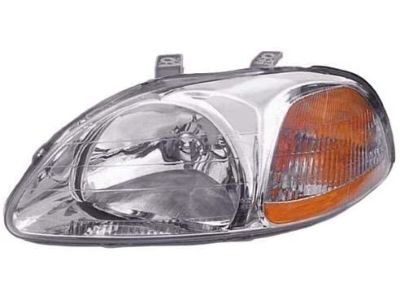 Honda 33151-S01-A01 Headlight Unit, Driver Side