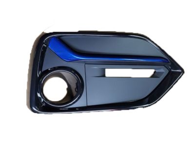 Honda 71113-TGG-A50ZF Garnish Assembly, Right Front Bumper Side (Crystal Black Pearl)