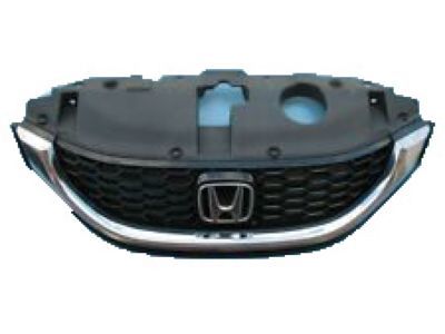 Honda 71128-SXS-A21ZM Base, Front Grille (Upper) (Crystal Black Pearl)