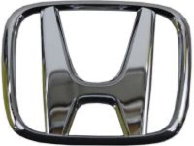 Honda 08F20-S2A-10005 Emblem, Rear "H" Black Chrome
