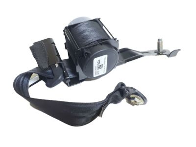 Honda 04828-TVA-A00ZA Outer Set, Left Rear Seat Belt (Deep Black)