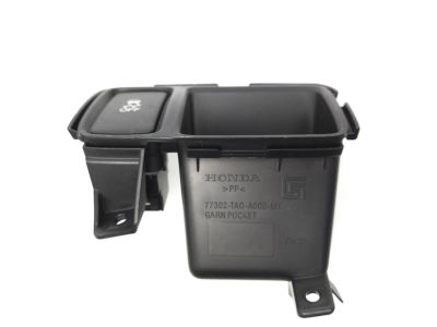 Honda 77302-TA0-A01ZA Garnish, Pocket *NH167L* (GRAPHITE BLACK) Honda 77302-TA0-A01ZA Garnish, Pocket *NH167L* (GRAPHITE BLACK)