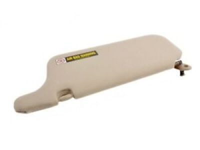 Honda 83230-S5P-A01ZB Sunvisor Assembly, Passenger Side (Mild Beige) (Mirror)