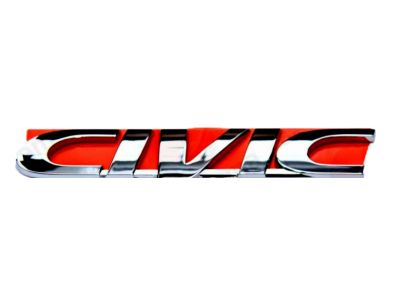 Honda 75765-S04-000 Emblem, Rear (Civic)