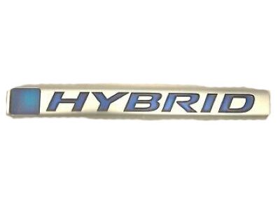 2014 Honda Accord Hybrid Emblem - 75724-T3W-A01