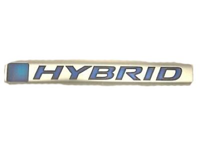 Honda 75724-T3W-A01 Emblem, Side Hybri