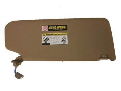 Honda 83280-SZA-A01ZC Sunvisor Assembly, Driver Side (Beige) (Mirror)