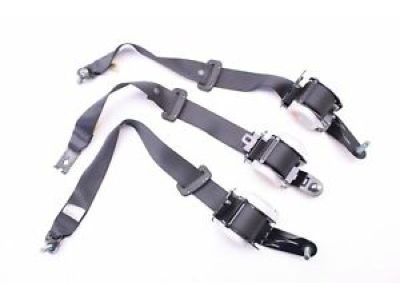 Honda 04869-SHJ-A00ZB Outer Set, Center Seat Belt (Gray)