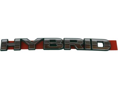 Honda 75723-S5B-000 Emblem, Rear (Hybrid)