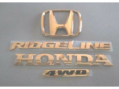Honda 08F20-SJC-100 Emblem (Gold)