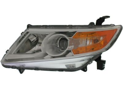 Genuine Honda Odyssey Driver Side Headlight Bracket Partslink Number HO2508104 06150-SHJ-A01