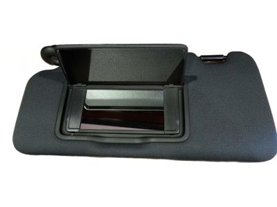 Honda 83280-T7W-A01ZB Sunvisor Assembly, Driver Side (Deep Black) (Mirror)