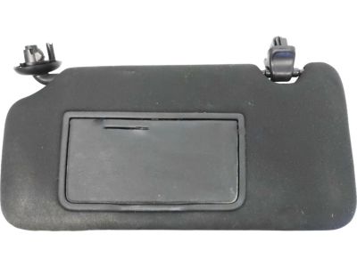Honda 83280-T7W-A01ZB Sunvisor Assembly, Driver Side (Deep Black) (Mirror)