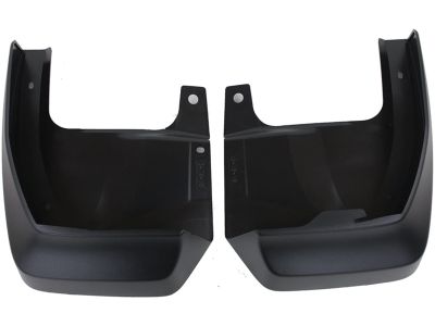 thumbnail interactive-video image 1 of Genuine OEM Honda Ridgeline Rear Splash Guard Set – 2017-2025 – Pair, Black 1 of 6