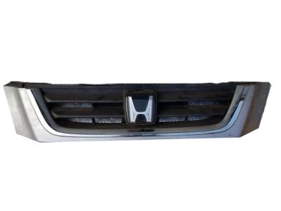 Honda 75101-S10-000YH Grille, Front (Satin Silver Metallic)