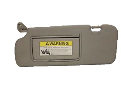 Honda 83280-SWA-A81ZB Sunvisor Assembly, Driver Side (Light Gray) (Mirror)