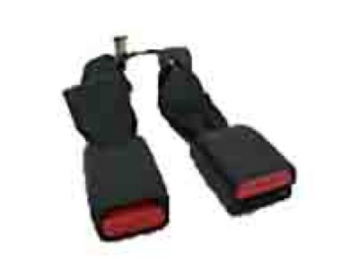 Honda 04826-T5R-A10ZA Buckle Set, L. RR. Seat Belt *NH900L* (NEUTRAL BLACK)