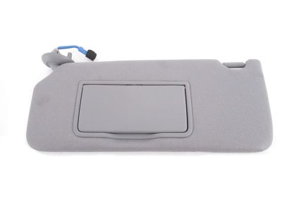 83280-TA0-A91ZB Left Driver Side Sun Visor Compatible with Honda Accord 2008-2013 2009-2014 Acura TL with Light OEM
