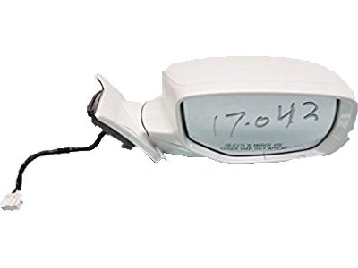 Honda 76200-T2G-A42ZB Mirror Assembly, Passenger Side Door (White Orchid Pearl) (R.C.) (Heated)