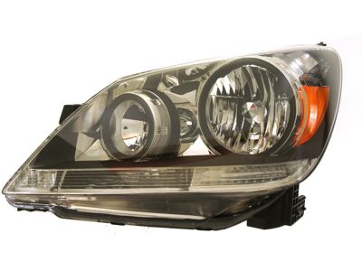 Brock Replacement Driver and Passenger Headlights Headlamps Compatible with 1999-2004 Odyssey Van 33151-S0X-A01 33101-S0X-A01 