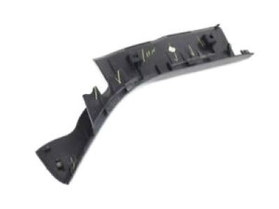 Honda 84261-T5R-A01ZA Garnish Assy., L. RR. Side (Inner) *NH900L* (NEUTRAL BLACK)