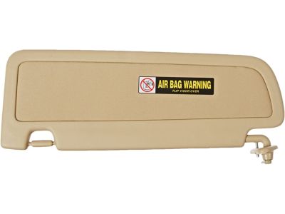 Honda 83230-SDA-A01ZB Sunvisor Assembly, Passenger Side (Ivory) (Mirror)