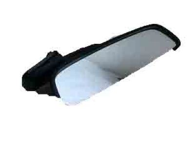 DNA Motoring Passenger Side Manual Mirror – For Honda Civic Hatchback 1988-1991 – Black, Paintable – Direct Fit HO1321103