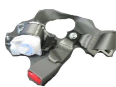 Honda 04828-S9V-A03ZB Tongue Set, Left Rear Seat Belt (Outer) (Gray)