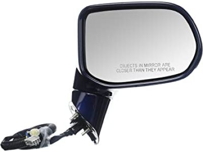 Genuine Honda Parts 76200-S01-A25ZH Honda Civic Right Side Starlight Black Pearl Door Mirror Assembly 