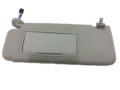 Honda 83280-TVA-A01ZB Sunvisor Assembly, Driver Side (Platinum Gray) (Mirror)