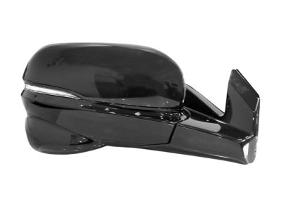 Honda 76200-TG7-A31ZD Mirror Assembly, Passenger Side Door (Crystal Black Pearl)